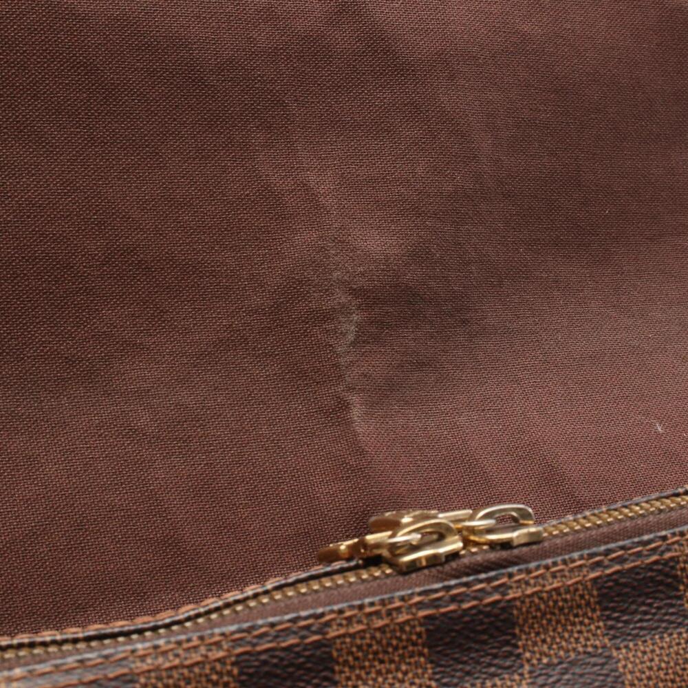 LOUIS VUITTON Authentic Brown Damier Leather Shoulder Bag - Picture 7 of 8